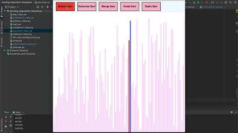 Python Sorting Algorithm Visualizer - Update 3.0: Radix Sort Added