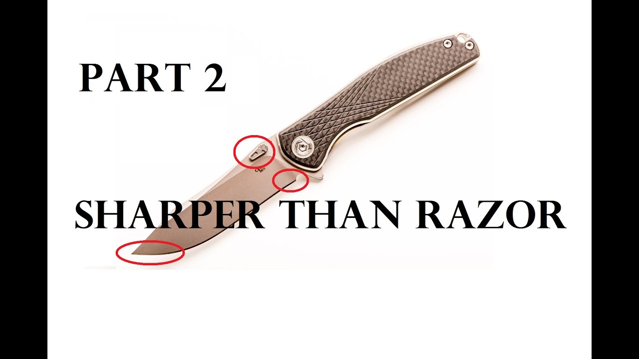How not to screw up sharpening a folder - PART 2 of 3 Sharper than ...