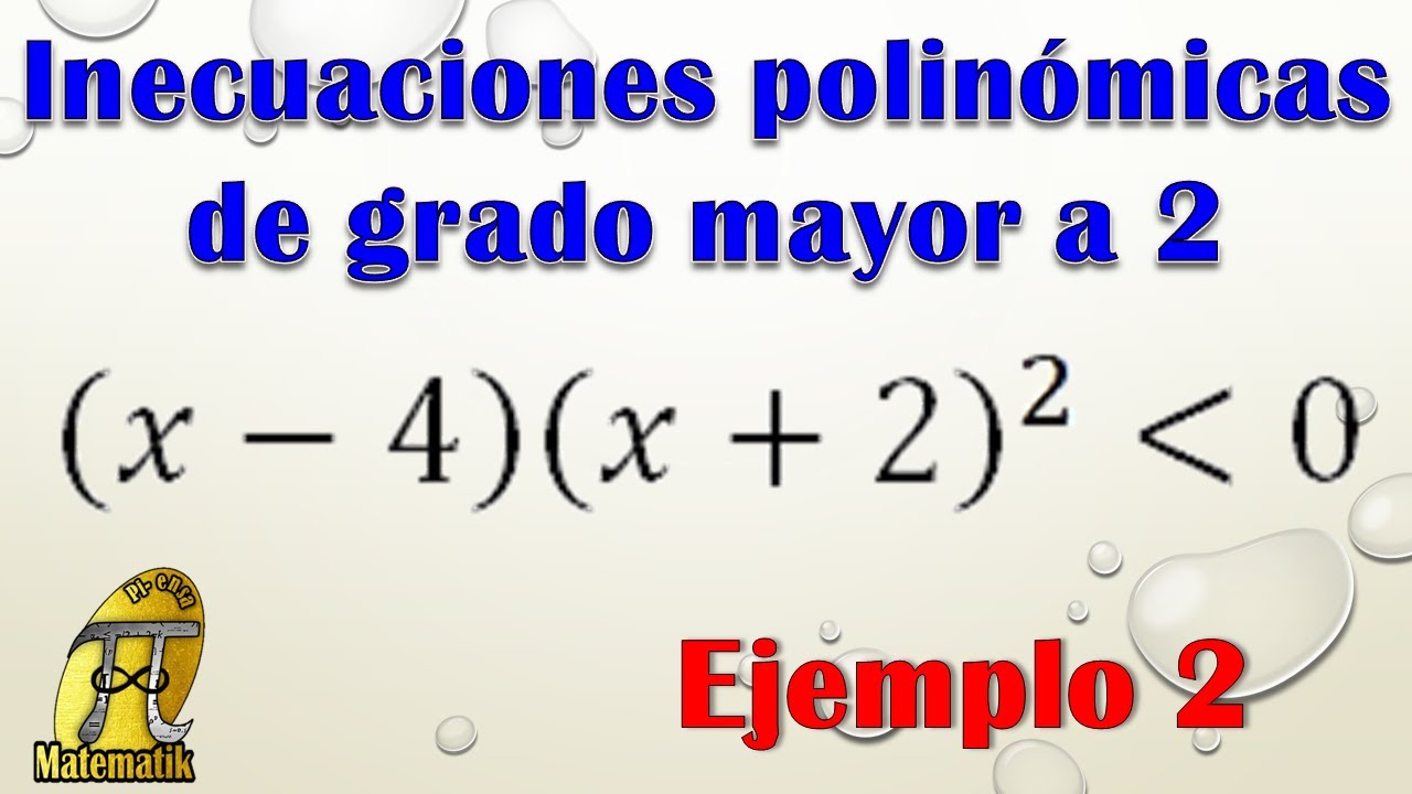 Inecuaciones de grado mayor a 2 | Inecuación cúbica o de tercer grado | Ejemplo 2