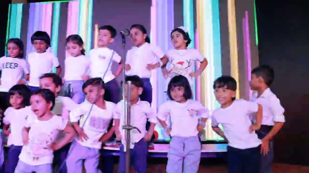 Our LKG Stars in a Joyful Group Song Performance.