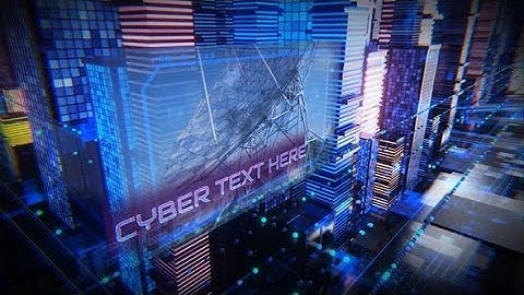 Cyberpunk City (After Effects template)