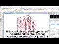 Structural analysis of G+2 storey residental building using staadpro part_1