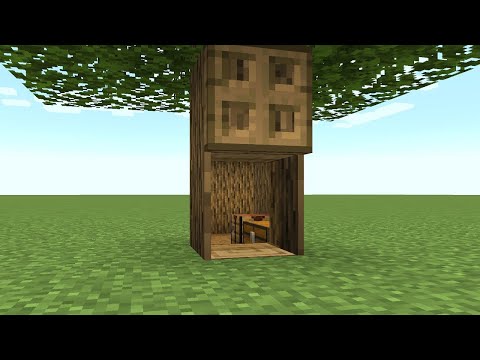 Видео: house inside tree