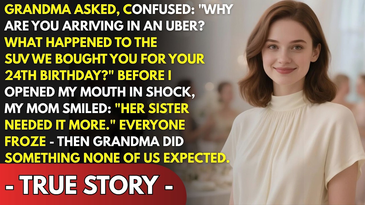 My Parents Gave The SUV Grandma Gifted Me To My Sister—Grandma's Response Left Everyone Speechless