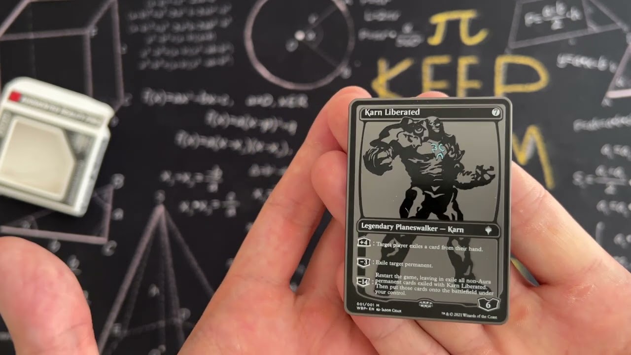 Pinfinity Augmented Reality Pins Karn Liberated Presentation! / MTG Pinfinity Augmented Reality Pins Karn Liberated Presentation! / MTG