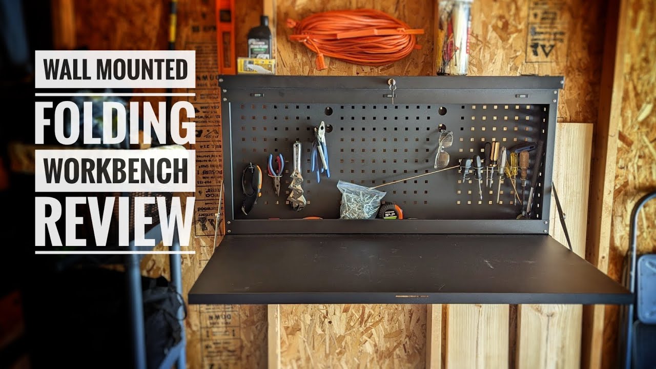 Folding Workbench | Garage Wall Mount Table