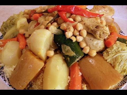 Couscous with Vegetables - video with my Grandmother