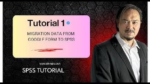 Tutorial 1 - 🎯How to Import Google Form Data into SPSS & Code Variables (Beginner Guide)