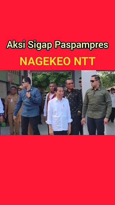 AKSI SIGAP PASPAMPRES Kol.Inf Faisol Izuddin   #paspampres #jokowi #ntt