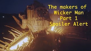 Wicker Man Meet the Makers - Spoiler Alert - Holovis
Wicker Man is set to open on the 17th March at Alton Towers Resort. The heavily themed wooden coaster has been praised by John Wardley What Alton Towers have done is created a fabulous, fast-paced, smooth, thrilling, exhilarating ride which is beautifully and imaginatively presented to a standard far higher than probably any other woodie in the world.
Thanks to some drone footage released by the park we have a even better idea of what the ride will be like with the flame effects.
We also now know there will be a pre show with live actors. Its also been revealed that experiential creators, Holovis, have been involved in the ride, but who are Holovis. Alton Towers is well known to the team at Holovis, which is sure to mean a perfect match. Wicker Man Meet the Makers - Spoiler Alert - Holovis