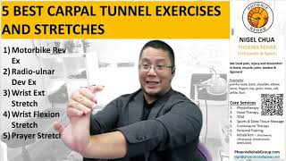 5 Best Carpal Tunnel Syndrome Stretches & Exercises