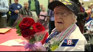 Honor Flight Maine welcomes home 45 WWII veterans