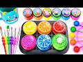 Satisfying Video l How I Make Real Oddly Colorful Slime Clay Form SPRUNKI Finger Candy Unboxing ASMR