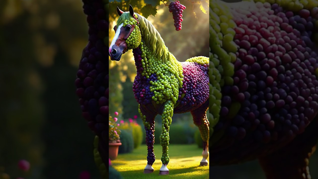 Stylish Grapes Horse 