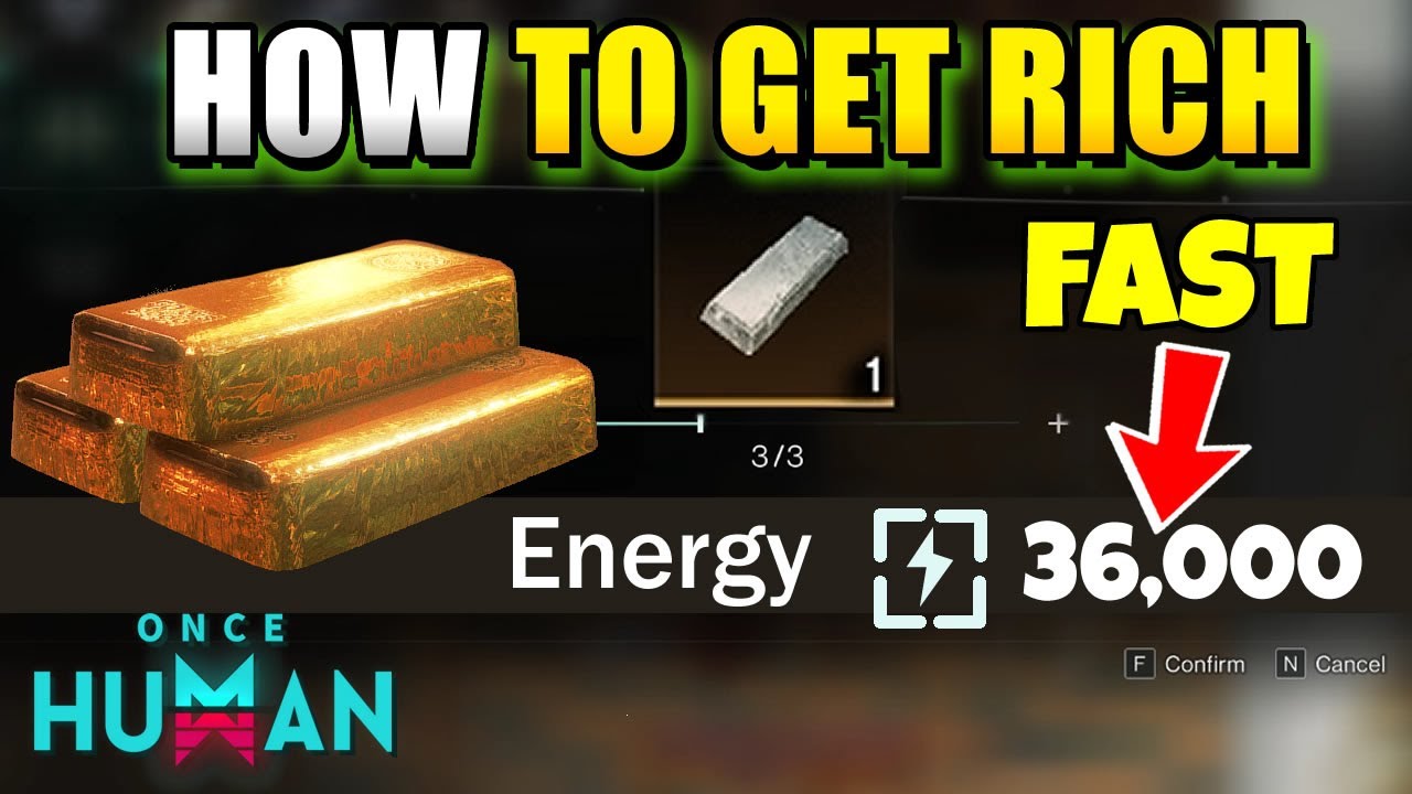 Once Human How to Get RICH FAST (How to Sell Gold & Silver Ingots Bar