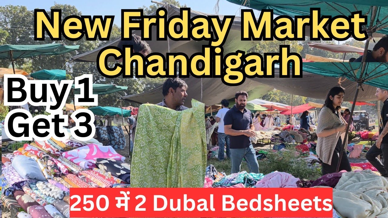 New Friday Bazar in Sector 34 Chandigarh Mela Ground। New Friday Market Chandigarh।