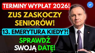 ZUS 2026: Kiedy 13. emerytura? Terminy wypłat i zasady, które zaskakują!
