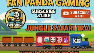 “Jungle Safari Train Ride 🚂🐼 | Fun Panda Gaming | Kids Cartoon Game” screenshot 4