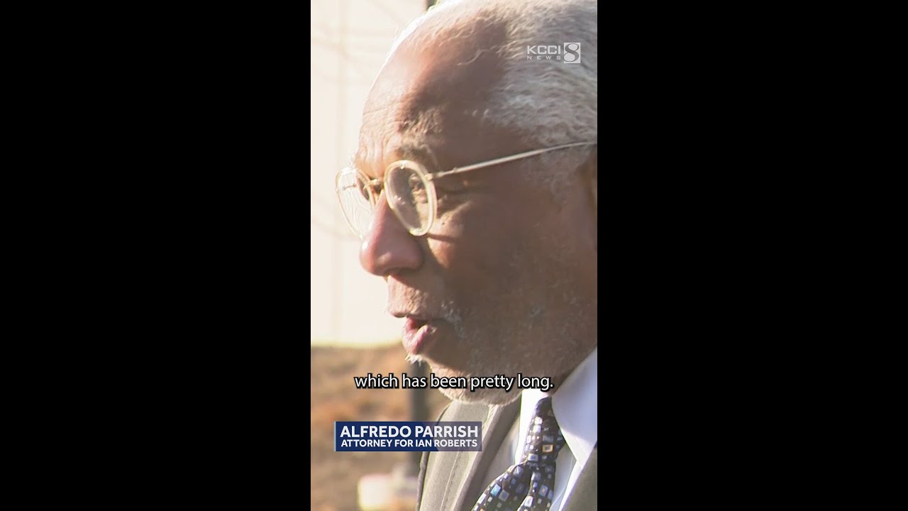 Des Moines attorney Alfredo Parrish speaks after Ian Roberts pleads guilty in federal court