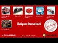 Designer Stammtisch - Klemmbausteine vor den Sets