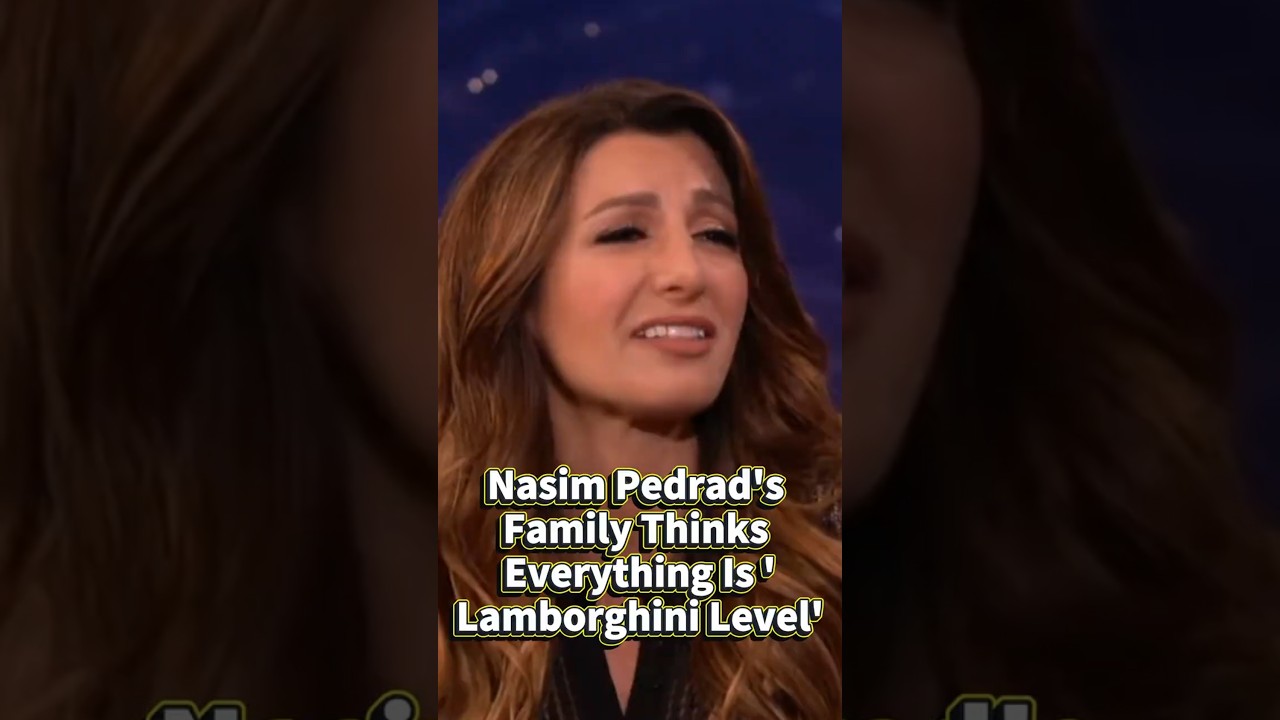 Nasim Pedrad’s Family Thinks Everything Is ‘Lamborghini Level’ – Conan Can’t Stop Laughing!
