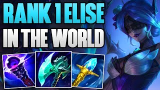 BEST ELISE IN THE WORLD FULL GAMEPLAY! | CHALLENGER ELISE JUNGLE GAMEPLAY | Patch 13.1 S13