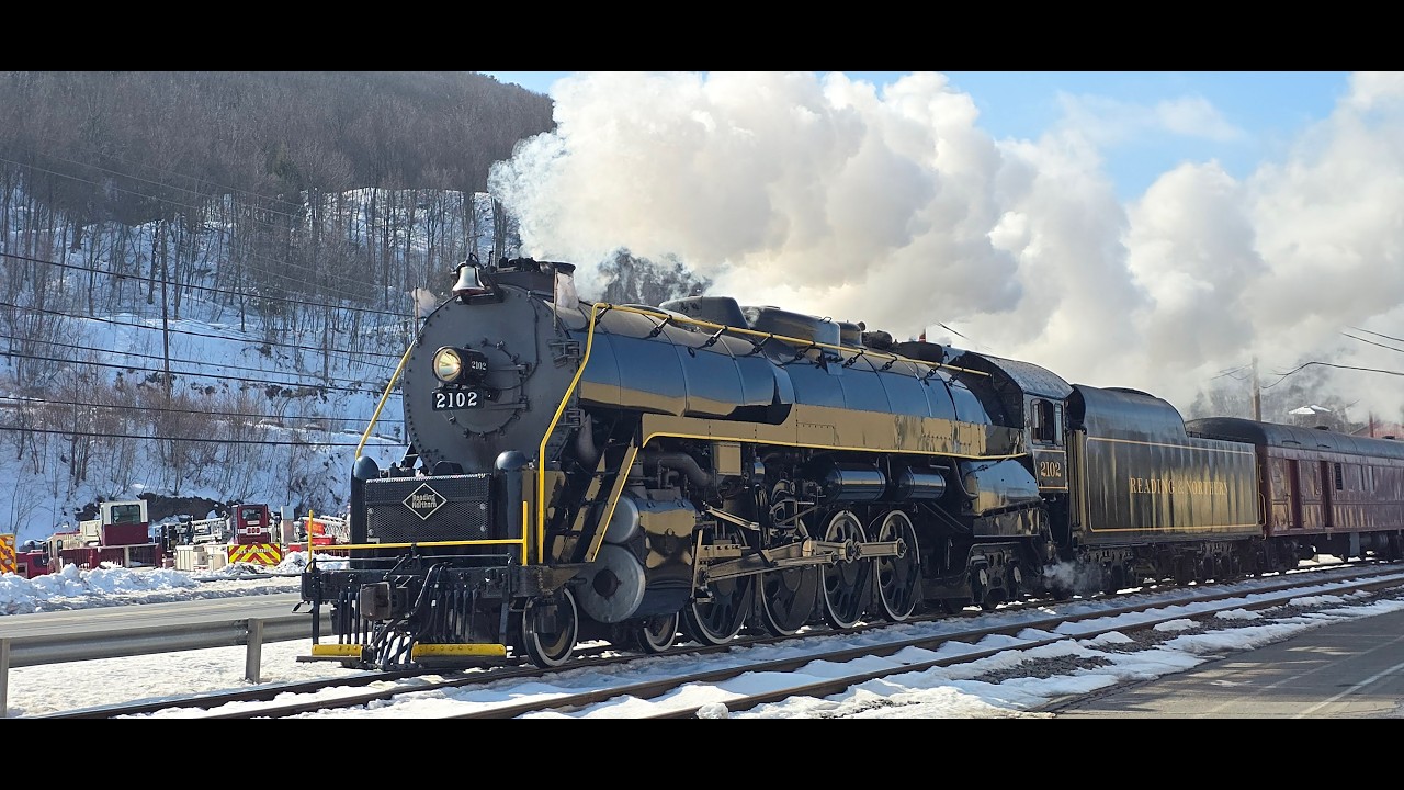 Chasing 2102 From Nesquehoning To Jim Thorpe