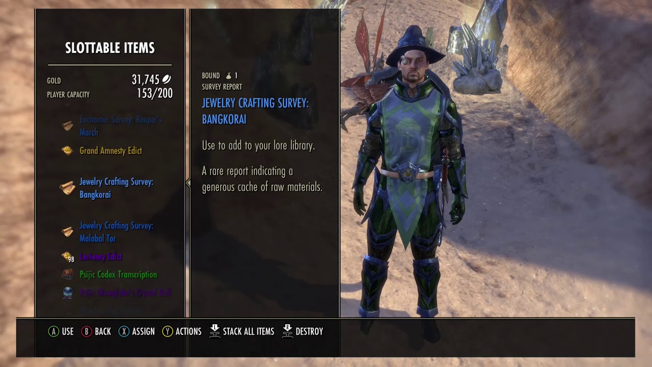 ESO Jewellery Survey Bangkorai YouTube