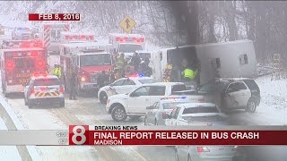 Final report released in Madison bus crash