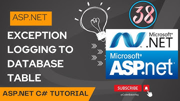 38 ASP.NET Course | Exception Logging to Database Table In ASP.NET