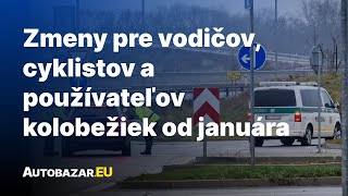 Januárové Zmeny Na Cestách Cyklisti, Kolobežky, Vodičáky, Kontroly, Zelené Brzdové