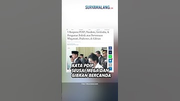 PDIP Beri Penjelasan soal Wapres Gibran Bercanda hingga Tanya Kabar Megawati: Sesuai Protokoler