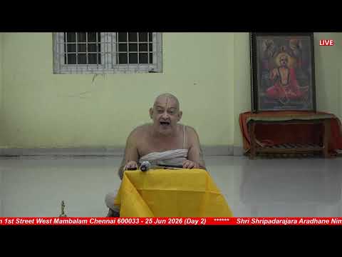 ShriShripadaRajaraAradhane_PravachanaBy Pt.VenkateshacharBellary@ShriShripadarajaMathaCh17-24Jun2026