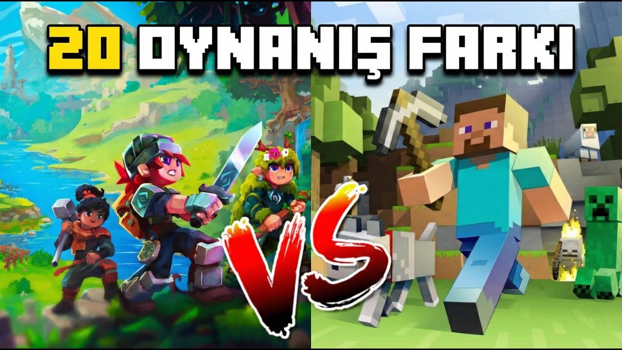 MINECRAFT VS HYTALE - 20 OYNANIŞ FARKI