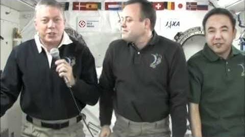 Eagle Scout Mike Fossum from the International Space Station