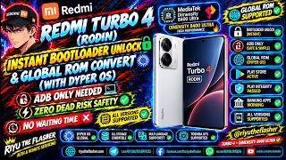 REDMI TURBO 4 (RODIN) INSTANT BOOTLOADER UNLOCK AND GLOBAL ROM CONVERT✅🆗INSTANT PROCESS👌 screenshot 4