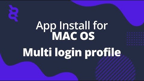 Use ClonBrowser  Multilogin Profile App Install for MAC OS