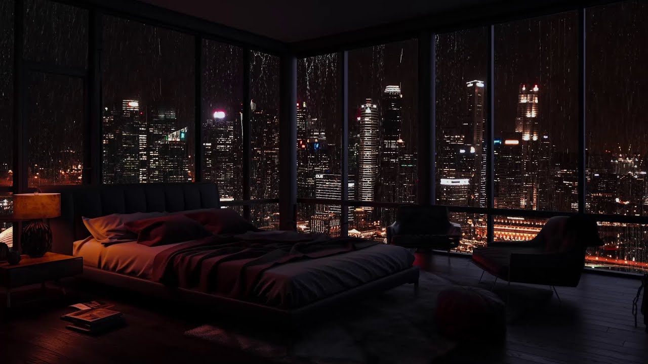 Relax With Cozy Rain: Loud Rain Music Outside Your Bedroom, Helping You ...