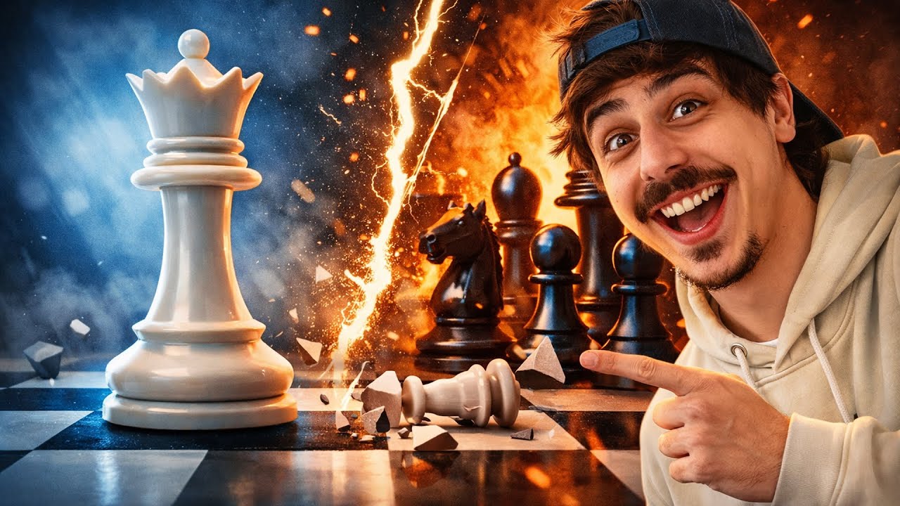 DONNA CONTRO TUTTI I PEZZI DEGLI SCACCHI