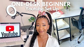 One Desk YouTube Filming Setup | Budget Friendly | Why You Should Start Your Channel Before 2024