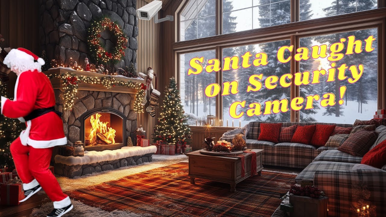 Santa Caught on Security Camera! - YouTube
