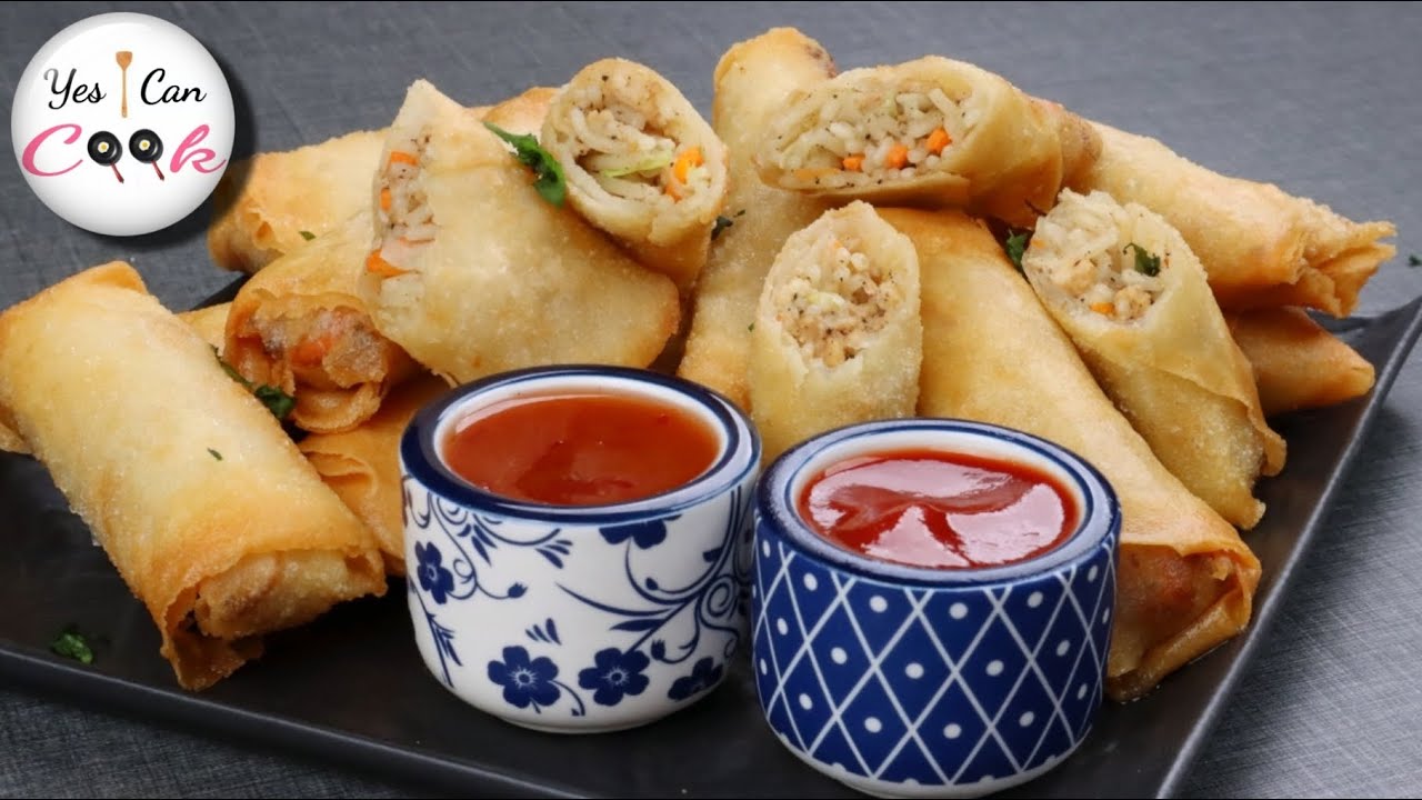 Thai Spring Rolls ❗ Crispy Tastiest Spring Rolls by (YES I CAN COOK)