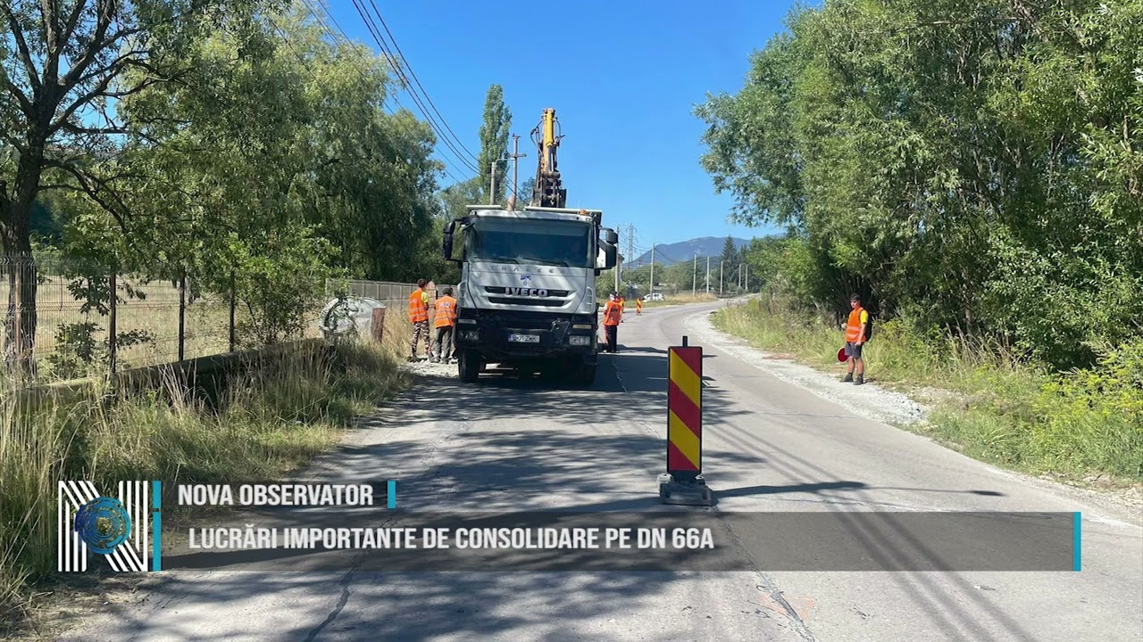 LUCRĂRI IMPORTANTE DE CONSOLIDARE PE DN 66A
