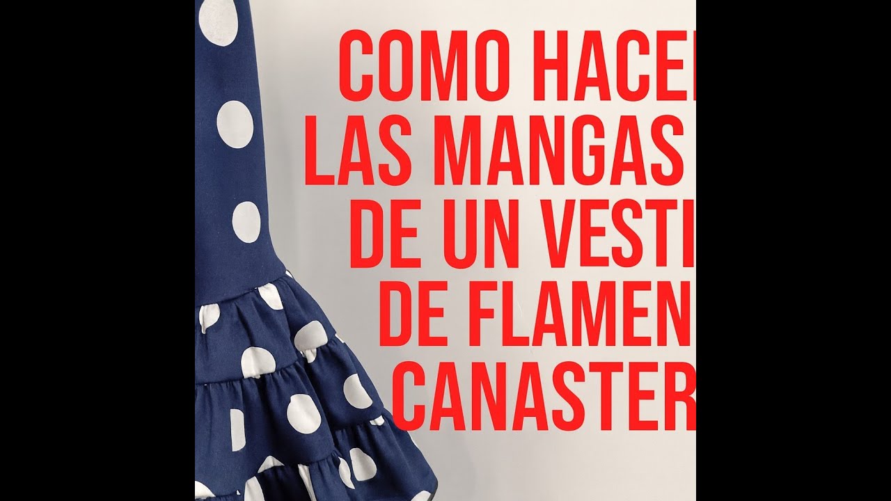 ¿Quieres hacer las mangas de un vestido de flamenca canastero ? Podrás hacerlo tú mism@
