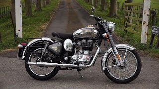 Royal Enfield Classic 500! If CARLSBERG made motorcycle shocks, This is what they would be like!