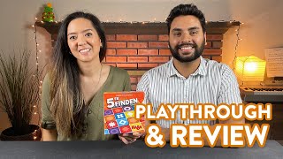 Filler Friday: 5er Finden - Playthrough & Review