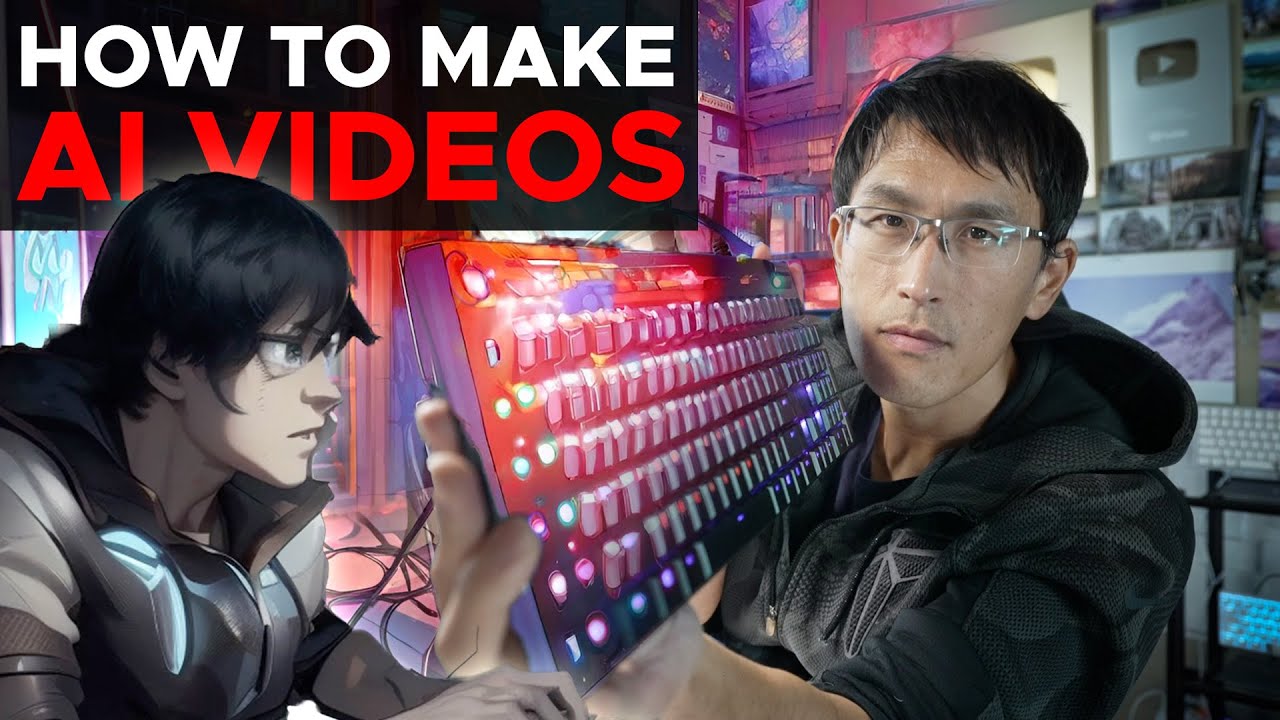 ⁣How to Make AI VIDEOS (with AnimateDiff, Stable Diffusion, ComfyUI. Deepfakes, Runway)