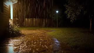 Deep Sleep Patio Rain | 432Hz Healing &amp; Binaural Beats Music