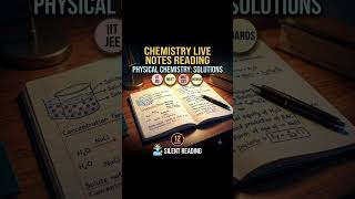 Chemistry Handwritten notes solution chapter IIT JEE neet MHT cet #classnotes #studymaterial