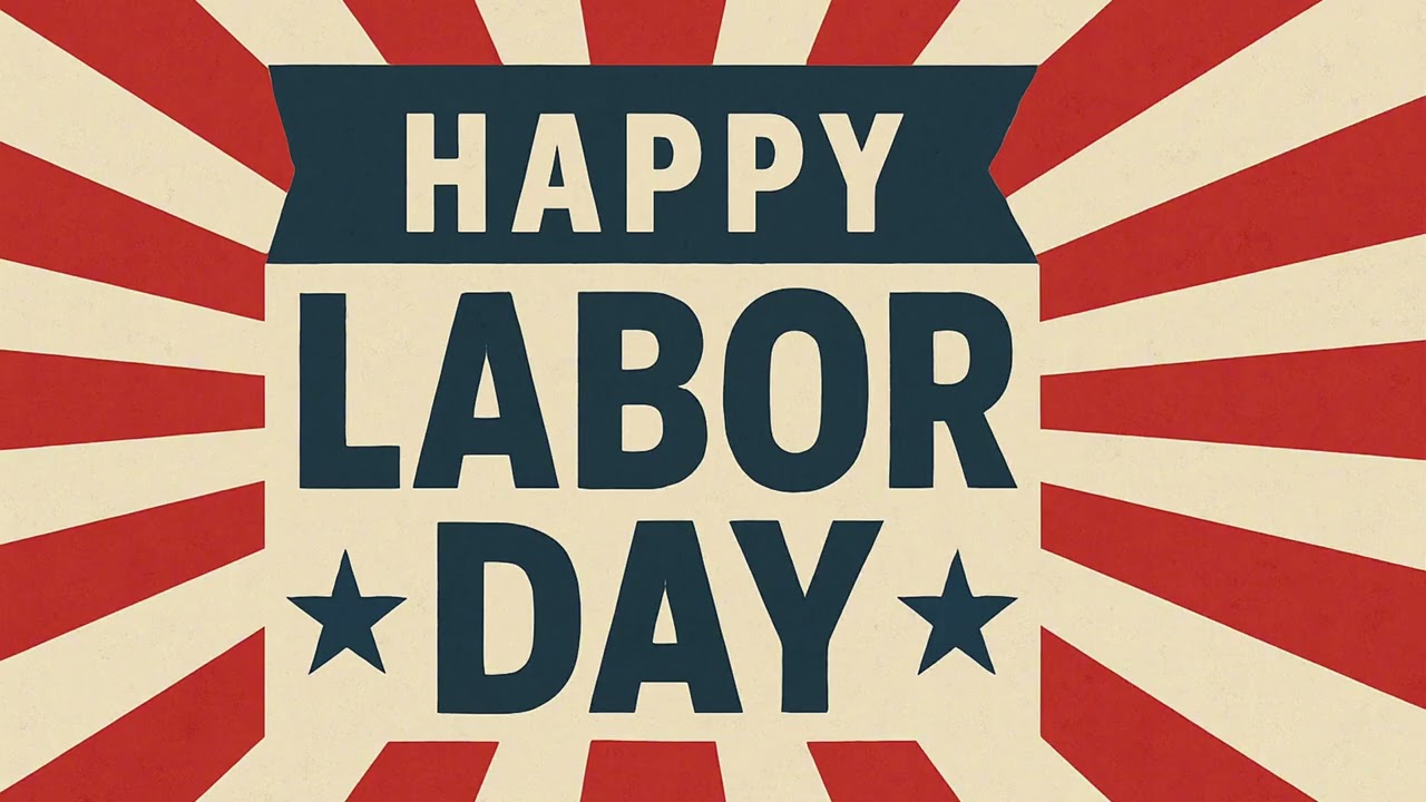 Labor Day TV Wall Art | Patriotic Relaxing Display for Your Screen